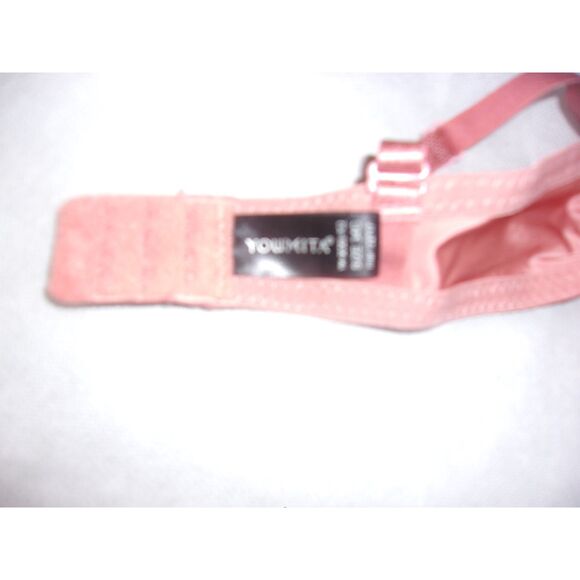Youmita Old Rose Shiny Push-Up Plunge 34C Bra NWT - Picture 12 of 16